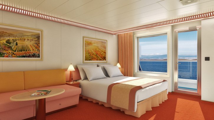 Premium Balcony cabin on Carnival Glory