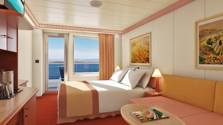 Balcony Guarantee cabin on Carnival Pride