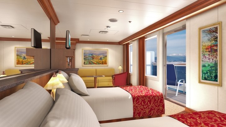 Ocean Suite on Carnival Splendor