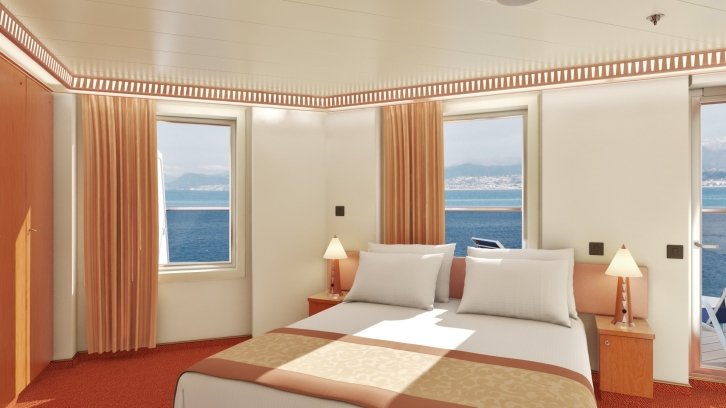 Premium Vista Balcony cabin on Carnival Splendor