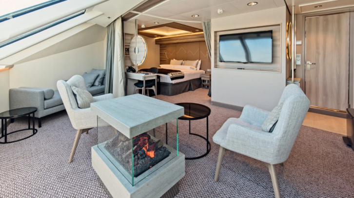 Expedition Suite | Corner suite on MS Roald Amundsen