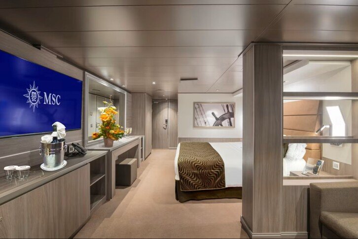 MSC Yacht Club Deluxe Suite on MSC Seaview