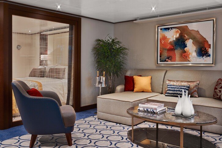 Penthouse Spa Suite on Seabourn Ovation