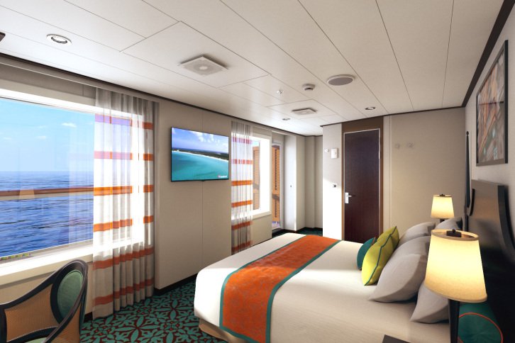 Havana Premium Balcony cabin on Carnival Horizon