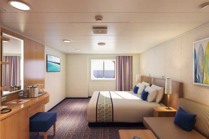 Interior with Picture Window (Walkway View) cabin on Carnival Horizon