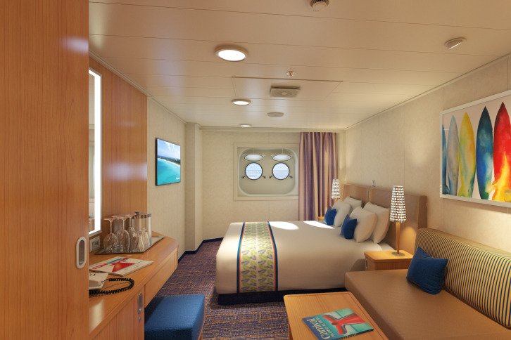 Porthole cabin on Carnival Horizon