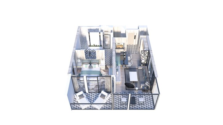 Royal Suite floor plan on Celebrity Edge