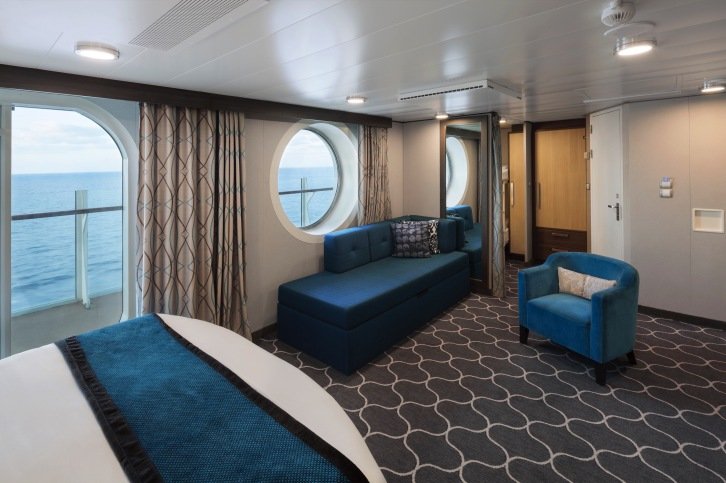 Ultra Spacious Ocean View with Large Balcony cabin on Symphony of the Seas