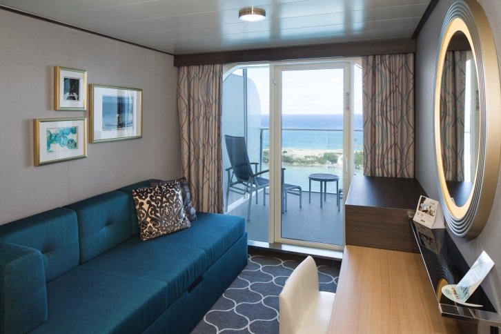 Ocean View with Large Balcony cabin on Symphony of the Seas