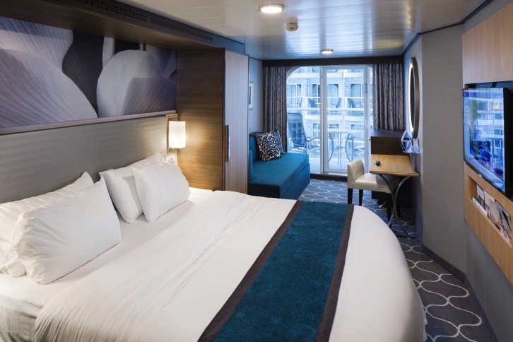 Boardwalk View Balcony cabin on Symphony of the Seas