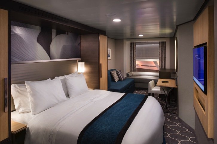Promenade View Interior cabin on Symphony of the Seas
