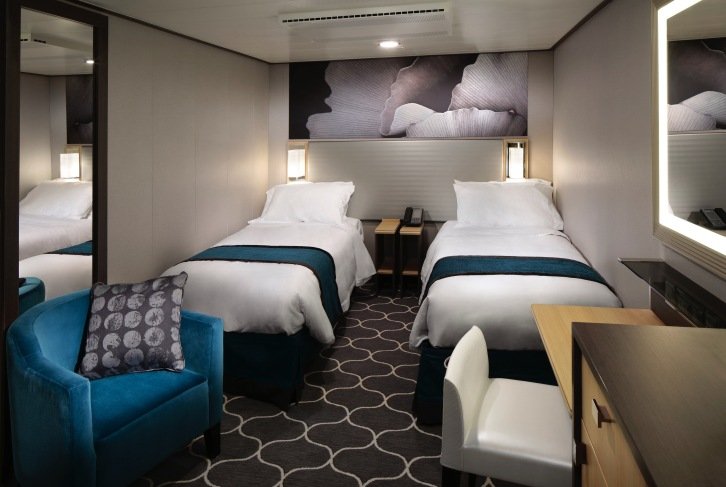 Connecting Interior cabin on Symphony of the Seas