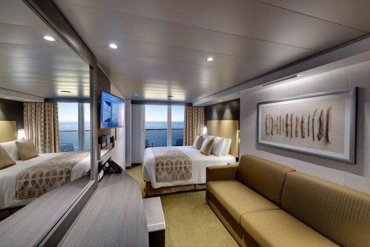 Deluxe Balcony Aurea cabin on MSC Bellissima