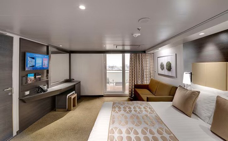 Deluxe Balcony cabin on MSC Bellissima