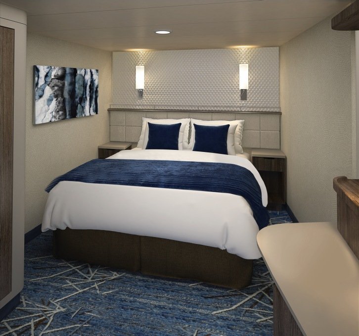 Inside cabin on Norwegian Encore