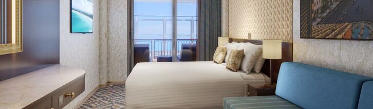 Terrazza Cabana cabin on Carnival Venezia