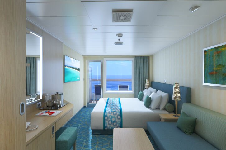 Cloud 9 Spa Balcony cabin on Carnival Panorama