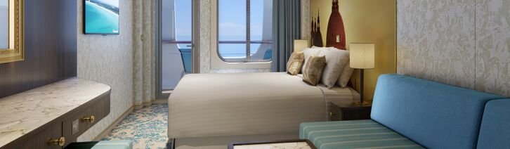 Cove Balcony cabin on Carnival Venezia