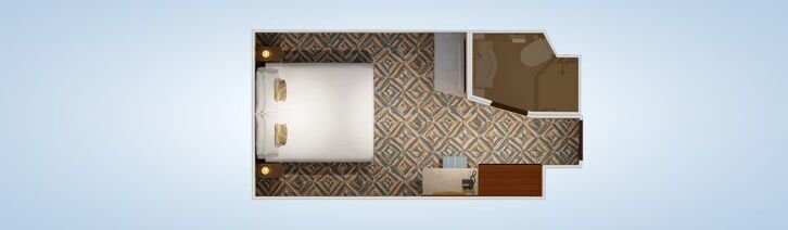 Terrazza Interior floor plan on Carnival Venezia