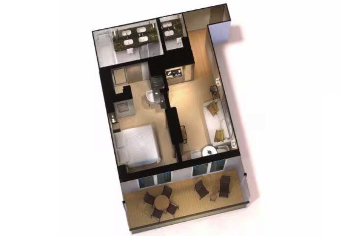Suites floor plan on Iona