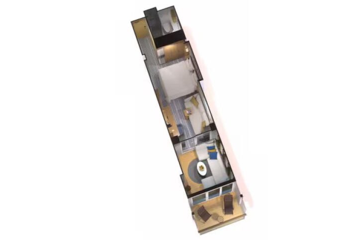Conservatory Mini-Suite floor plan on Iona