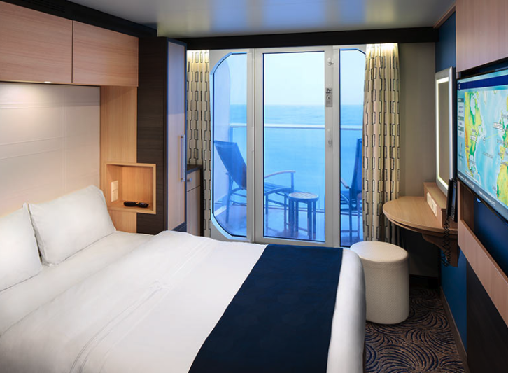 Studio Ocean View Balcony cabin on Spectrum of the Seas