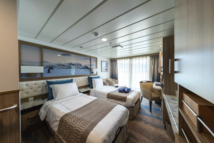 Balcony Stateroom Category C - Solo on Greg Mortimer