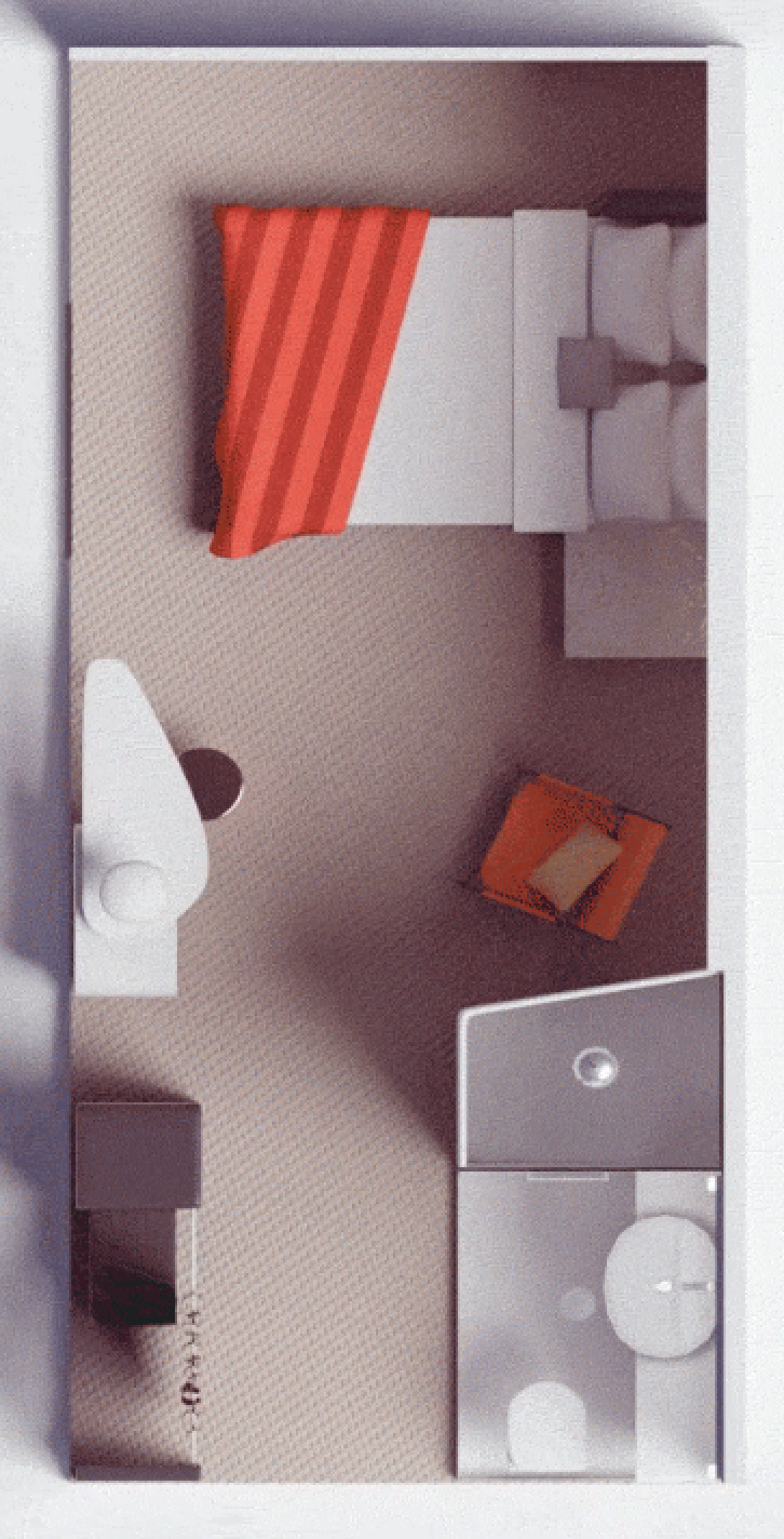 The Insider floor plan on Scarlet Lady
