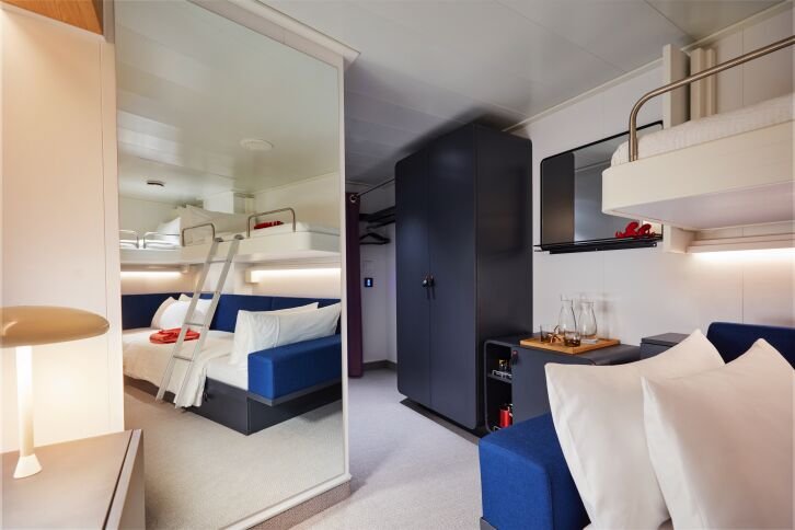 Social Insider cabin on Scarlet Lady