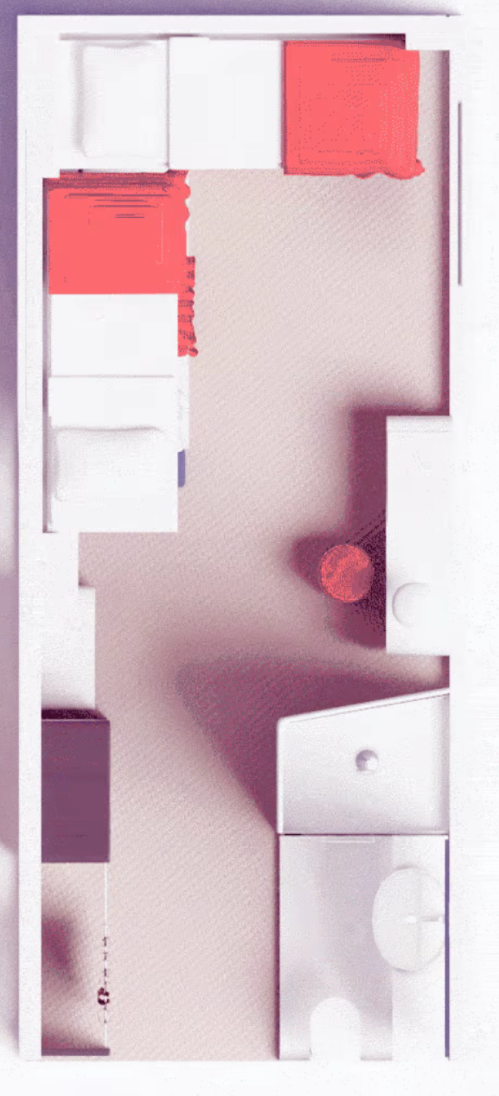 Social Insider floor plan on Scarlet Lady