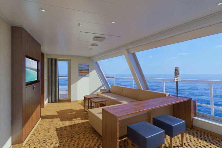 Captain's Suite on Carnival Sunrise