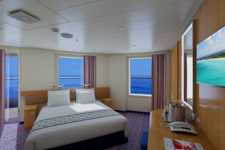 Premium Vista Balcony cabin on Carnival Sunrise