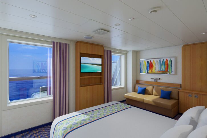 Balcony cabin on Carnival Sunrise
