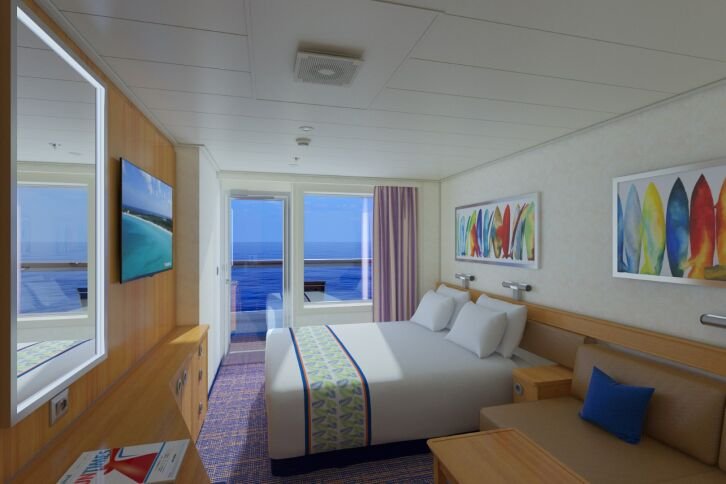 Balcony Guarantee cabin on Carnival Sunrise