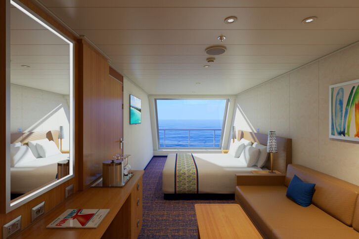 Scenic Ocean View cabin on Carnival Sunrise