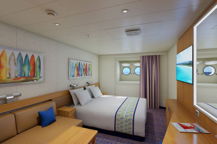 Porthole cabin on Carnival Sunrise
