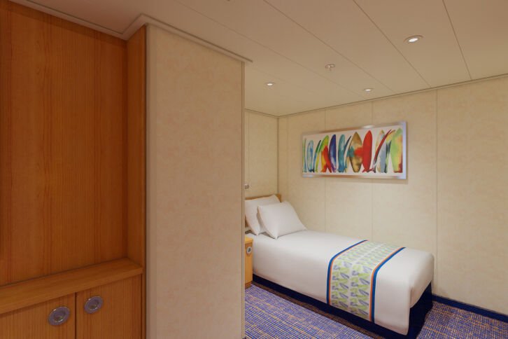 Interior Upper/Lower (and Porthole) cabin on Carnival Sunrise