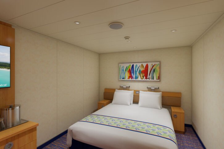 Interior Guarantee cabin on Carnival Sunrise