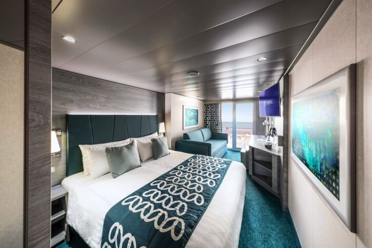 Deluxe Balcony with Partial View cabin on MSC Virtuosa