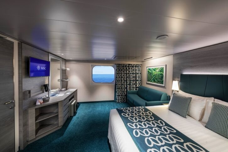 Premium Ocean View cabin on MSC Virtuosa