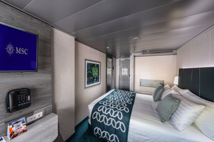 Junior Ocean View with Obstructed View cabin on MSC Virtuosa