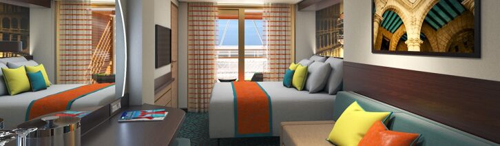 Havana Extended Cabana cabin on Carnival Mardi Gras