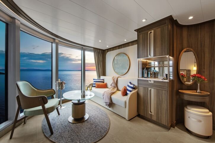 Panorama Penthouse Suite on Seabourn Venture