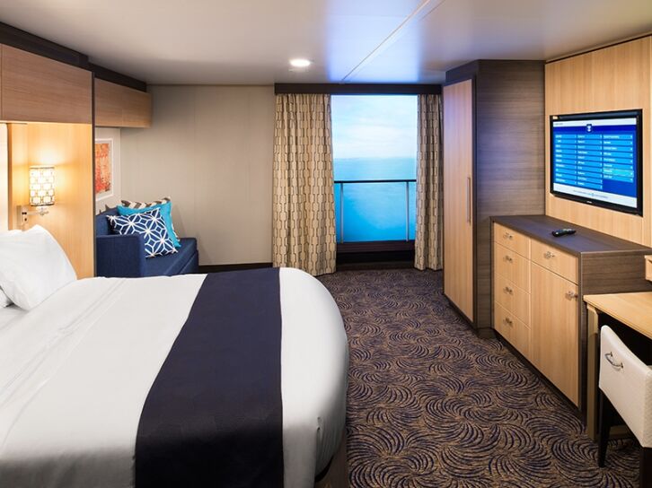 Interior with Virtual Balcony cabin on Odyssey of the Seas