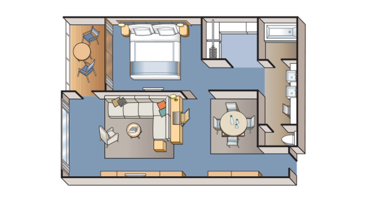 Explorer Suite floor plan on Viking Polaris