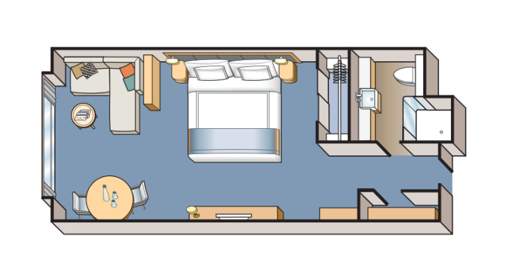 Nordic Penthouse floor plan on Viking Octantis