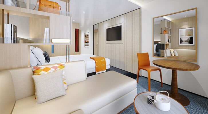 Deluxe Nordic Balcony cabin on Viking Octantis