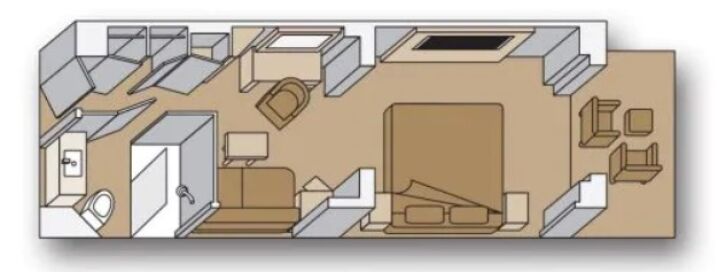 Vista Suite floor plan on Rotterdam
