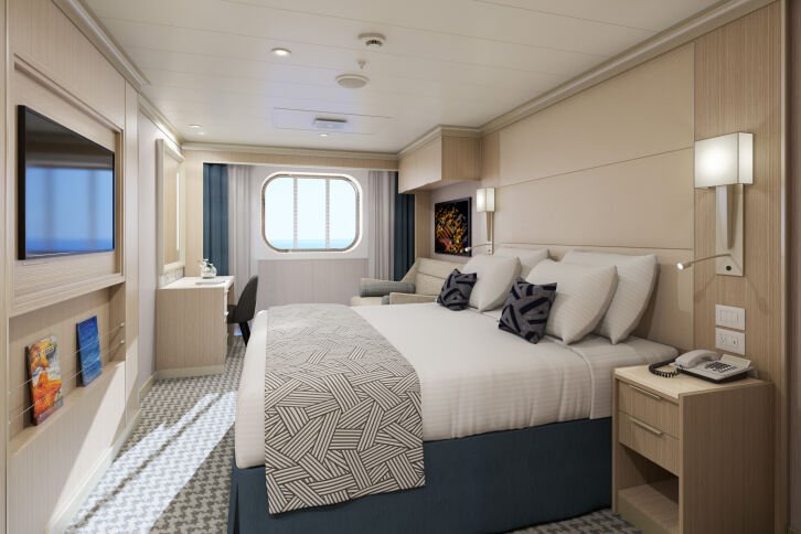 Single Ocean View cabin on Rotterdam
