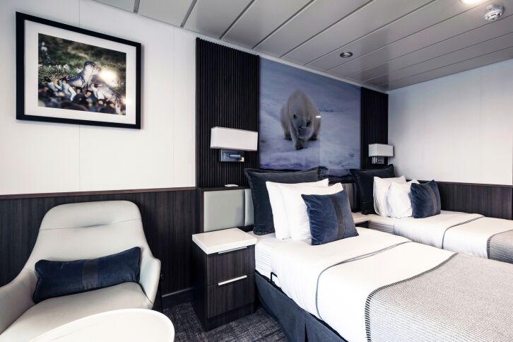Balcony Stateroom Category C - Solo on Sylvia Earle